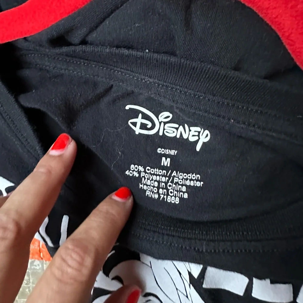 Disney Black and Red Cruella Tee